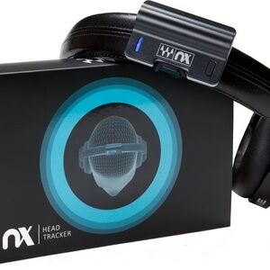 NX Head Tracker with Black Headphones